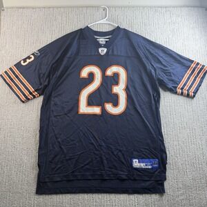 Devin Hester #23 Chicago Bears NFL Screen Print Reebok Jersey Size XL Adult BLUE
